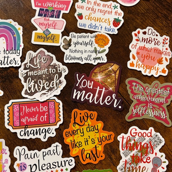 Inspirational Postive Motivational Sticker Collection - Picture 7 of 7